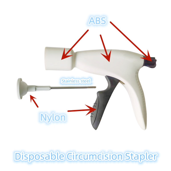 Disposable Circumcision Stapler Plastic Parts and molds