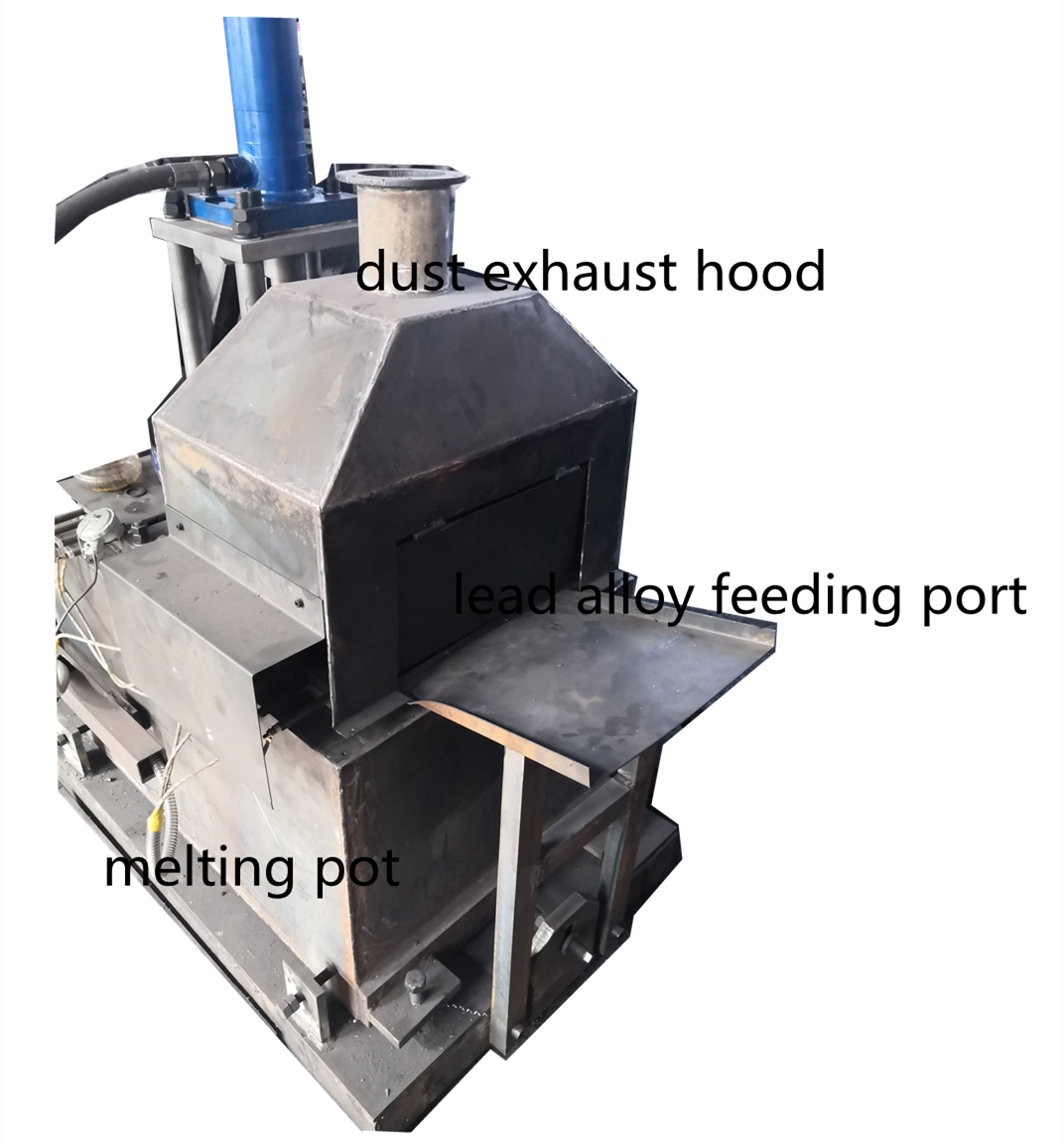 lead alloy melting pot